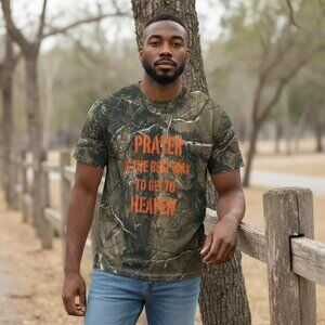 Prayer Is the Best Way to Get to Heaven Shirt 2XL